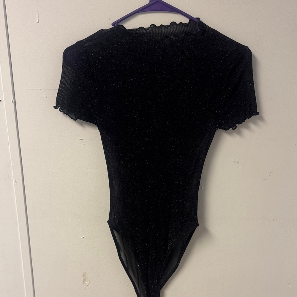 Black Sparkly Bodysuit